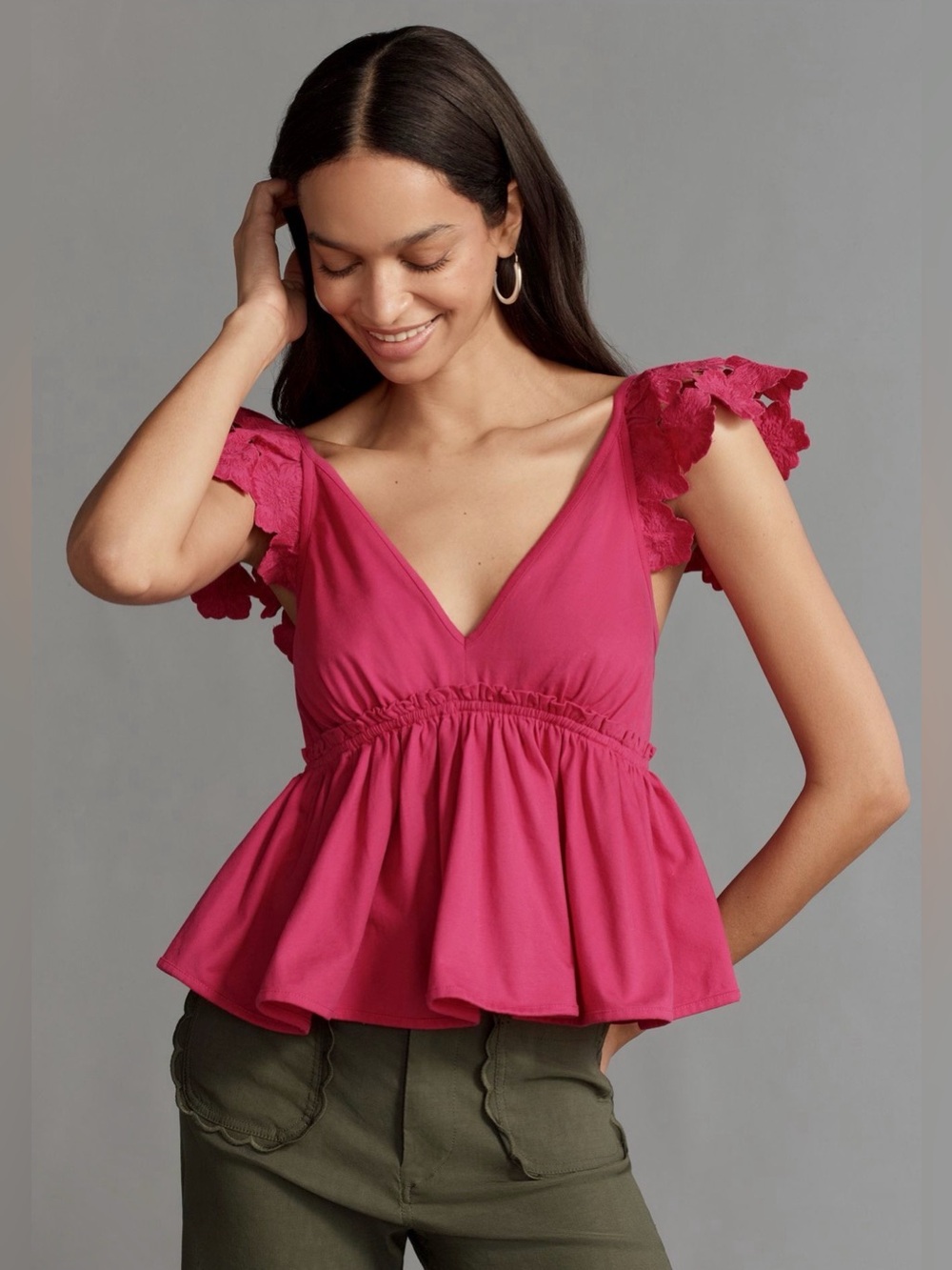 Antropologíalogie Babydoll top L